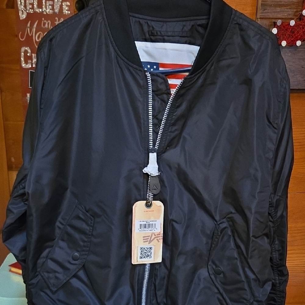 Alpha Industries Classic Black Bomber Jacket